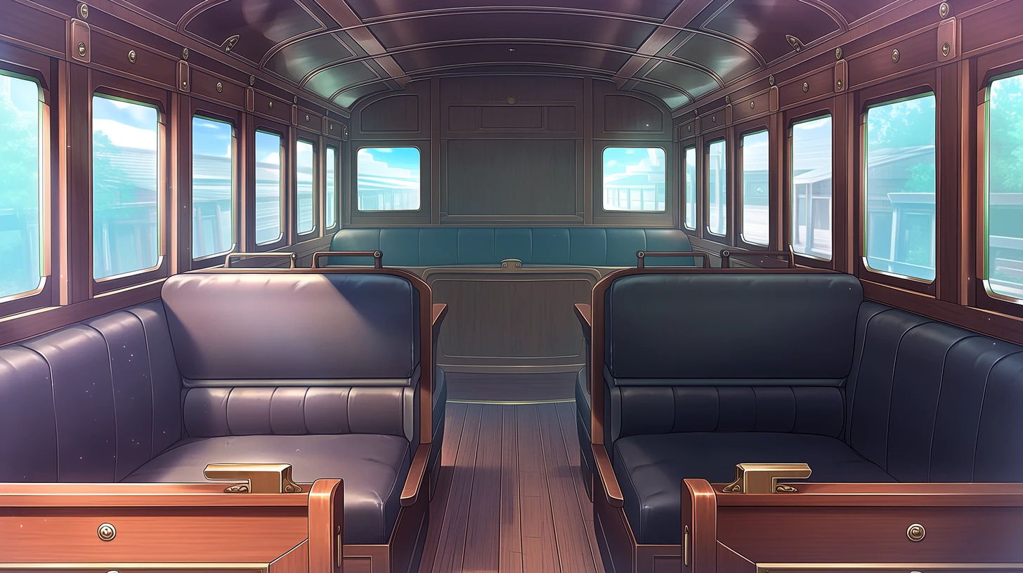 馬車の内部