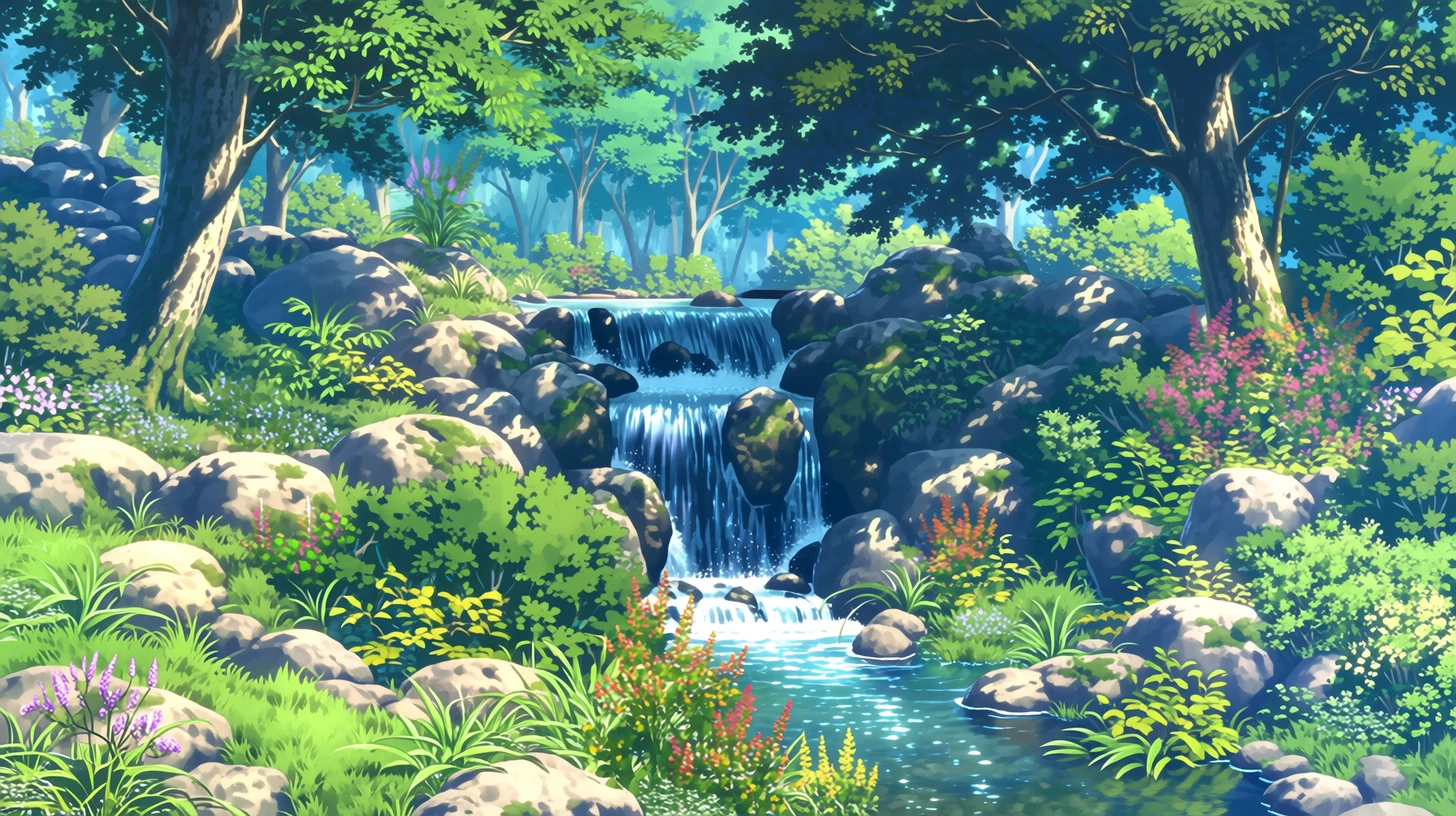 森の泉・清流