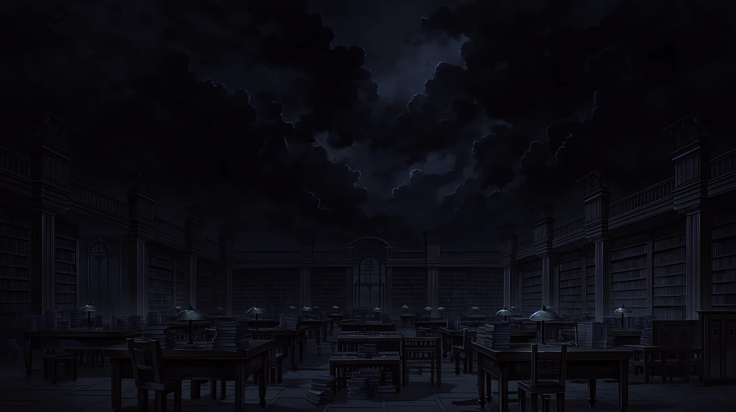 学園の図書館