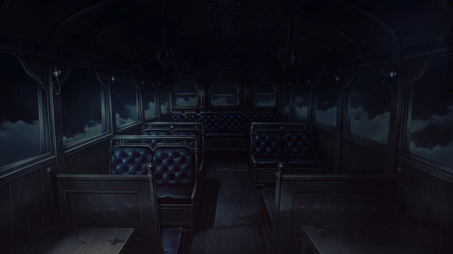 馬車の内部