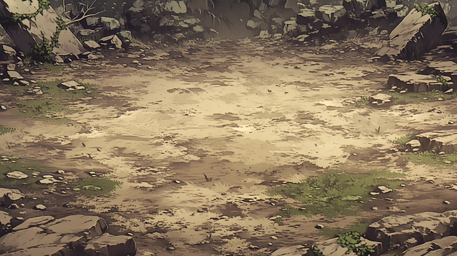 岩だらけの荒野
