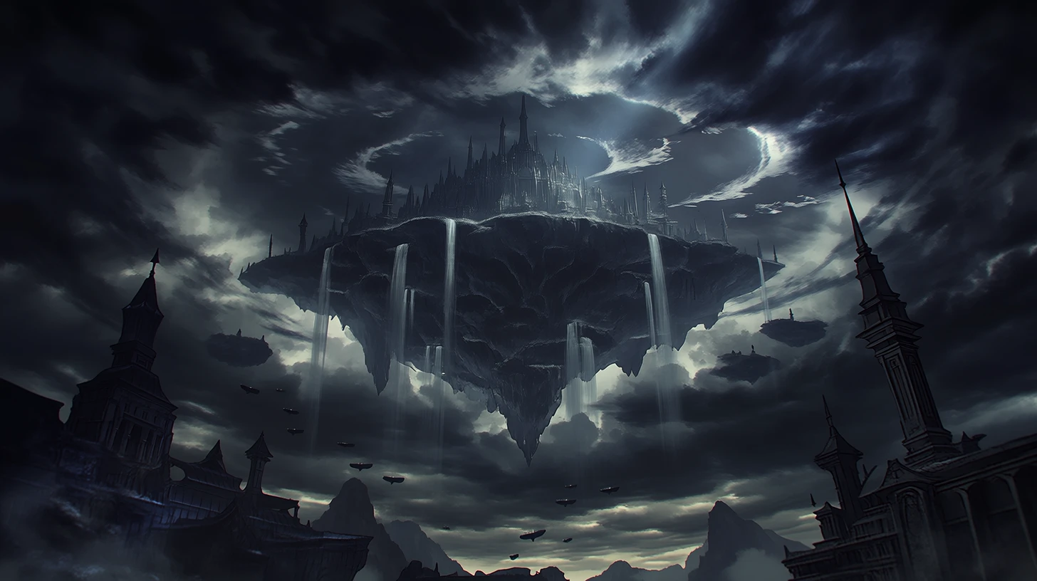 浮遊島・空中庭園