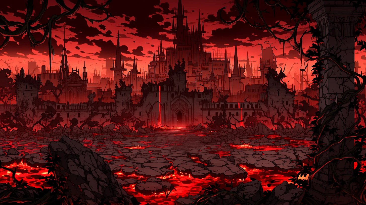 魔王城の外観