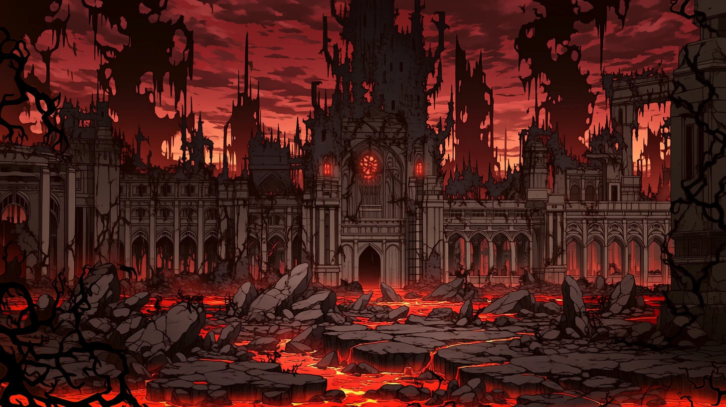 魔王城の外観