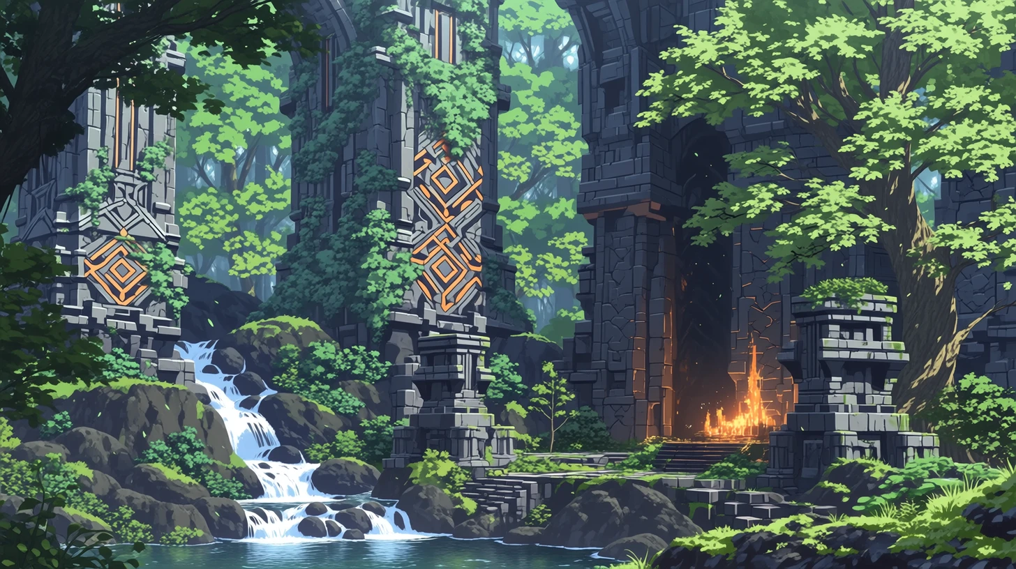 森の泉・清流