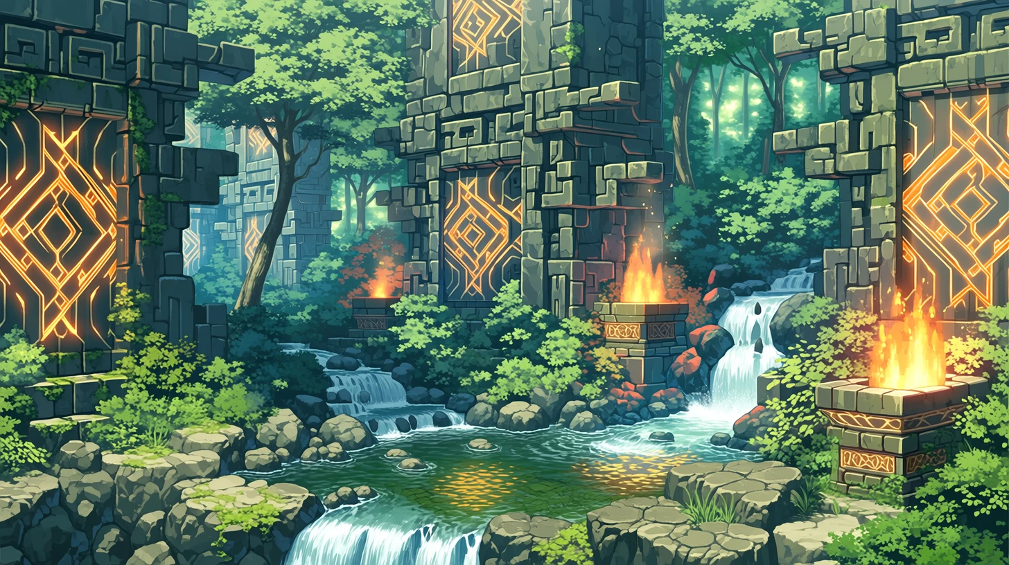 森の泉・清流