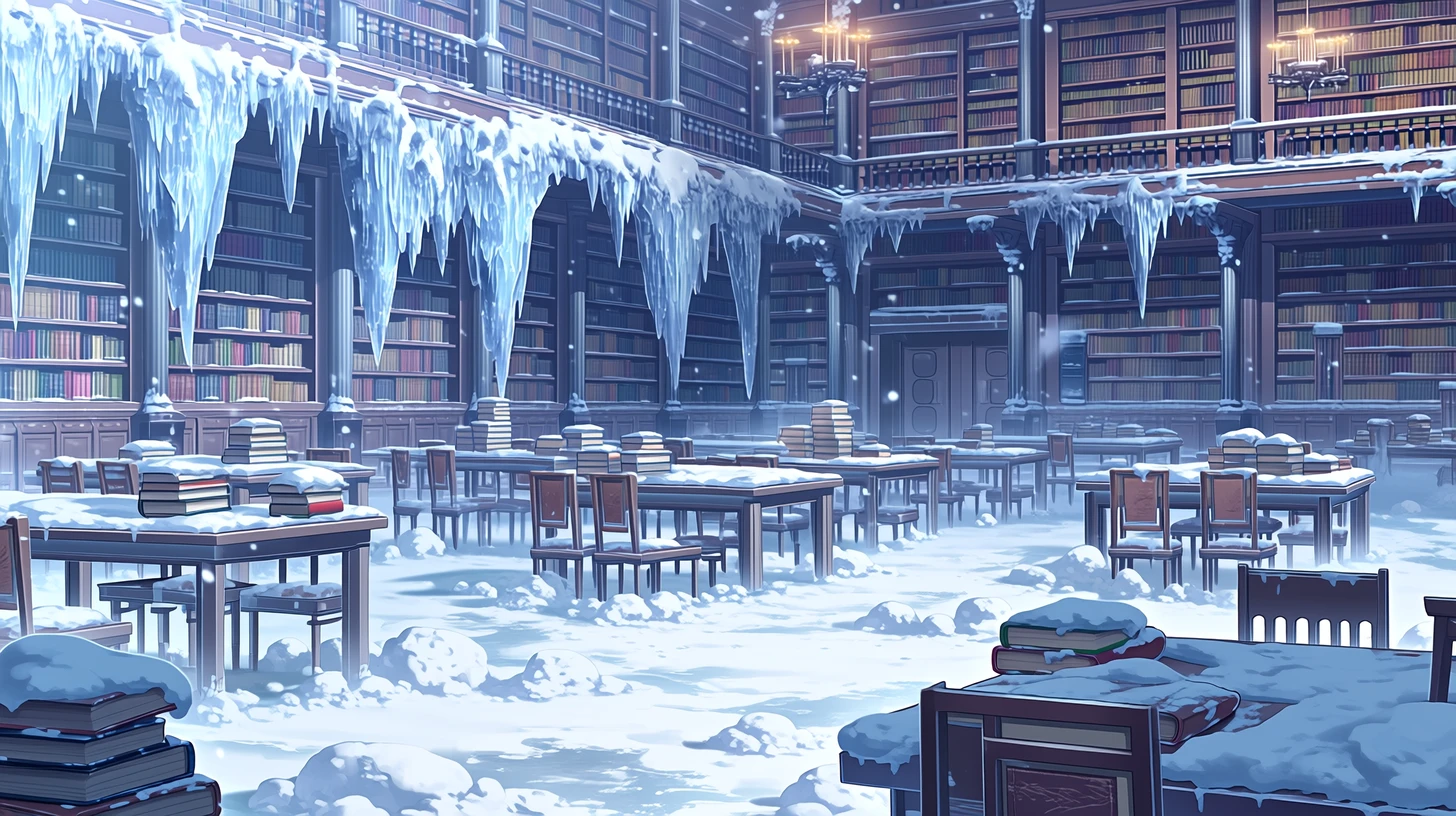 学園の図書館