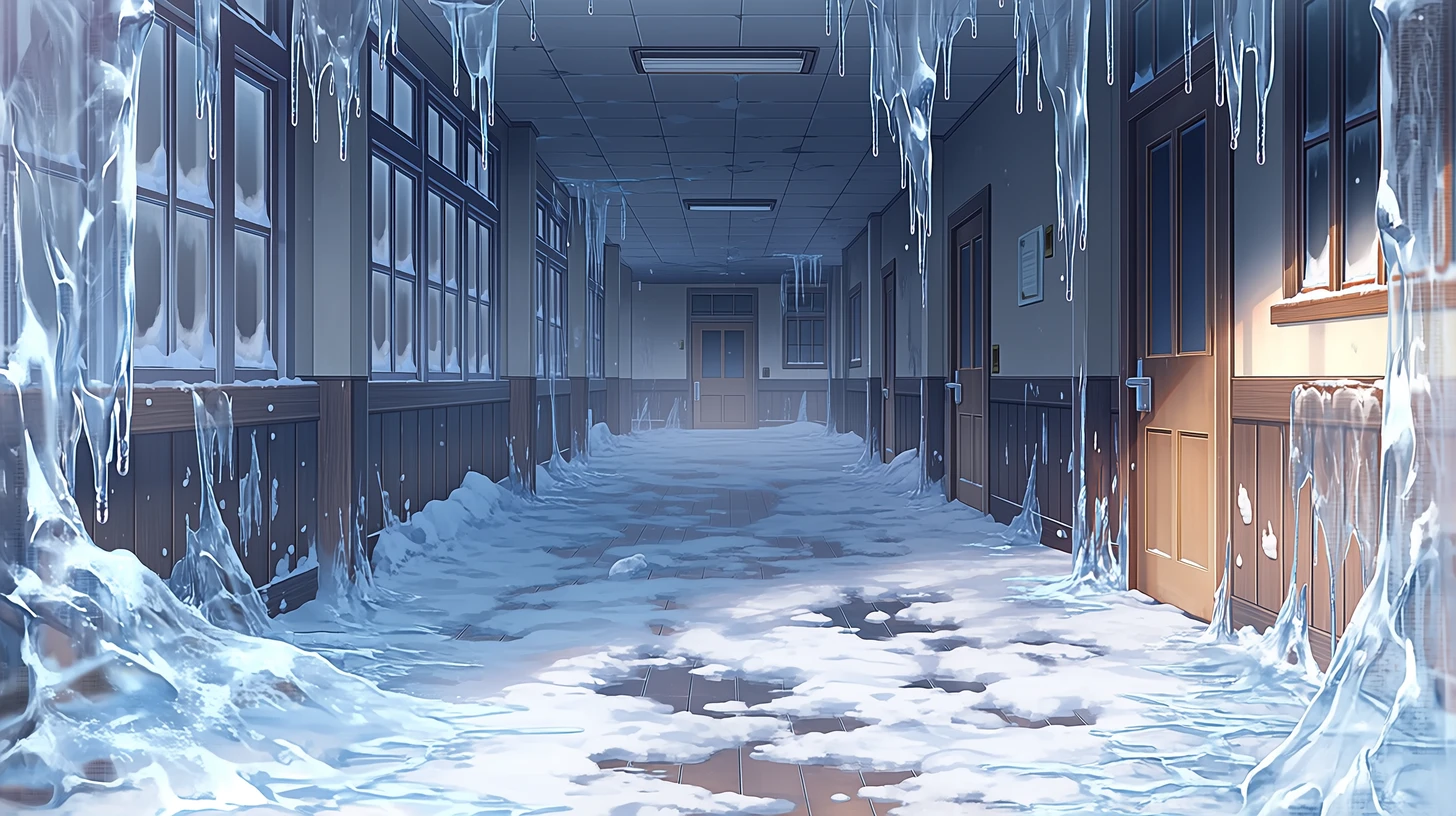 学生寮の廊下