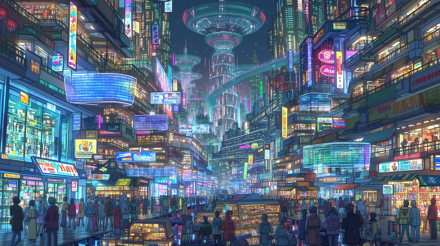 商業・大通り