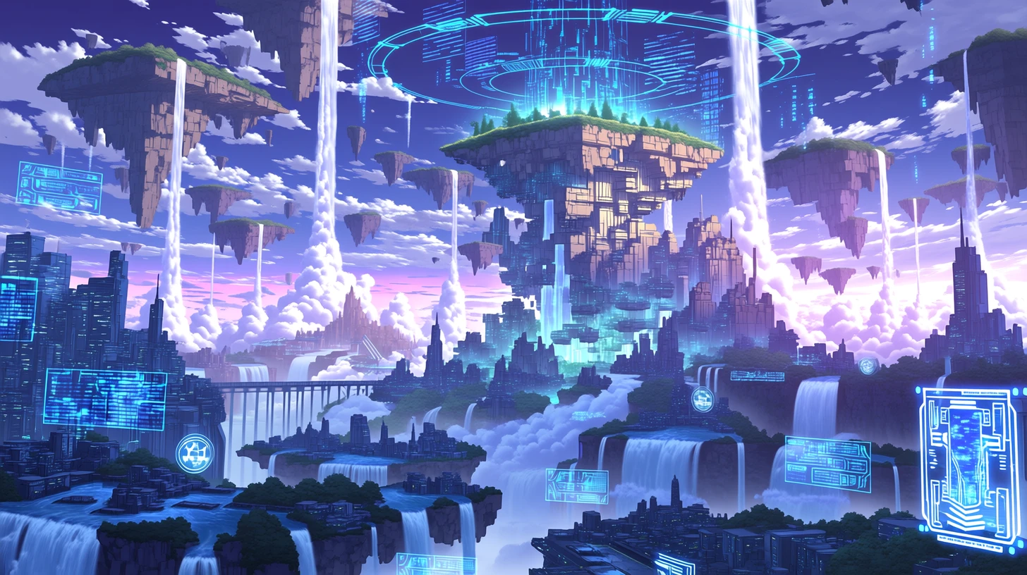 浮遊島・空中庭園