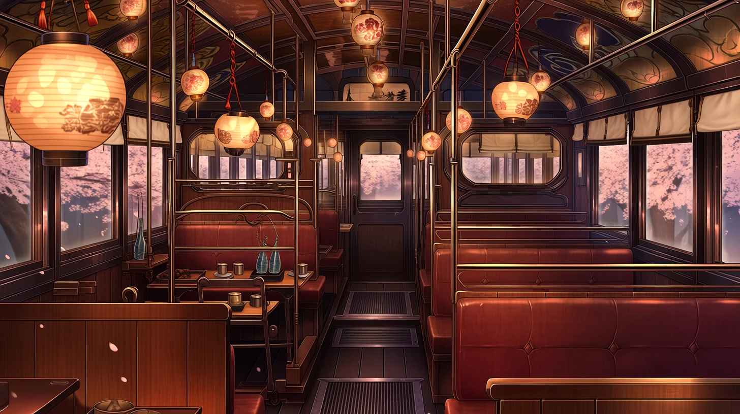 馬車の内部