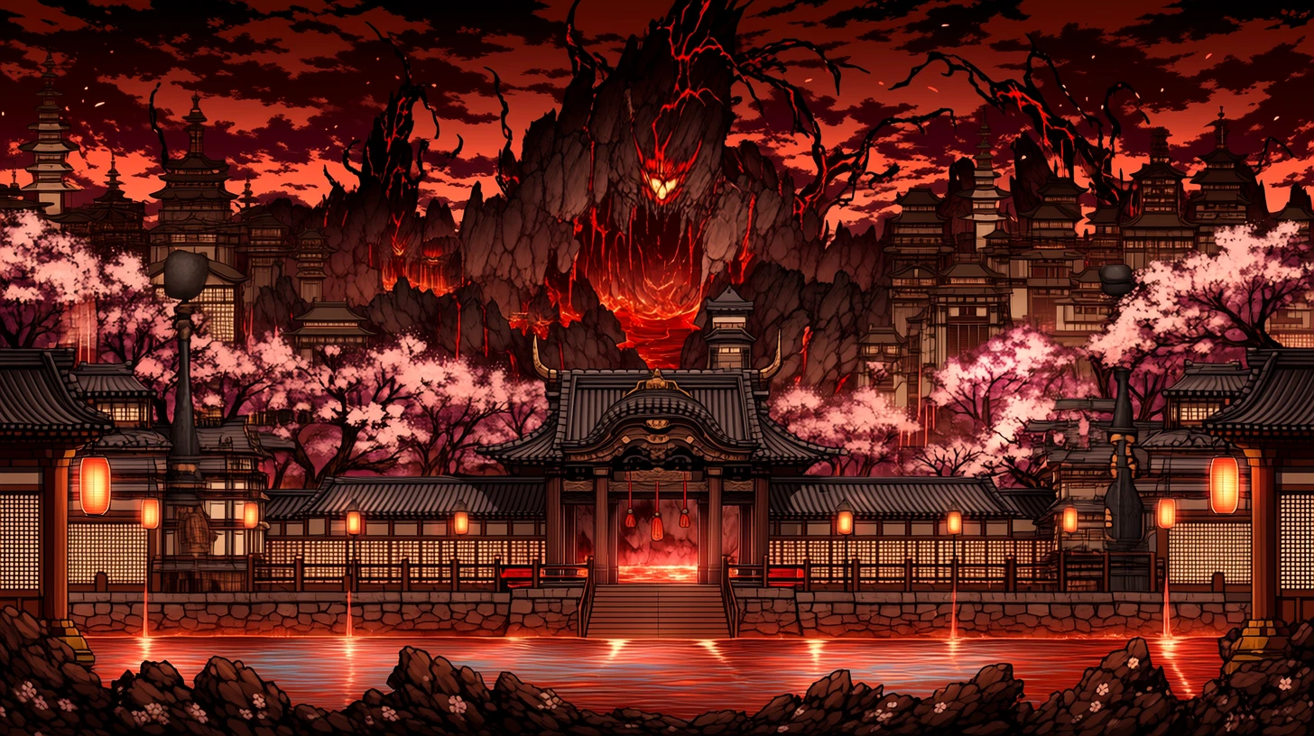 魔王城の外観