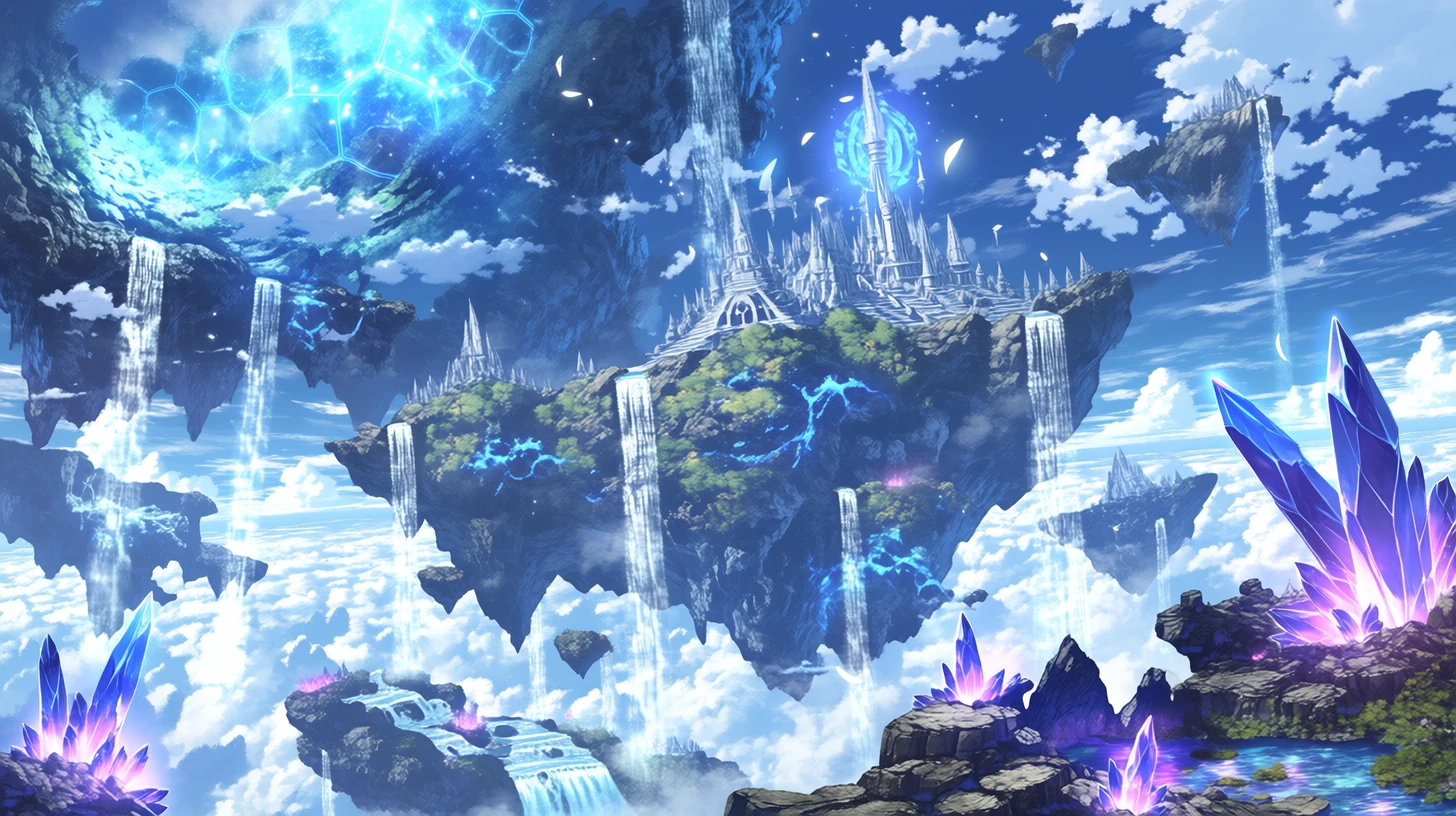 浮遊島・空中庭園