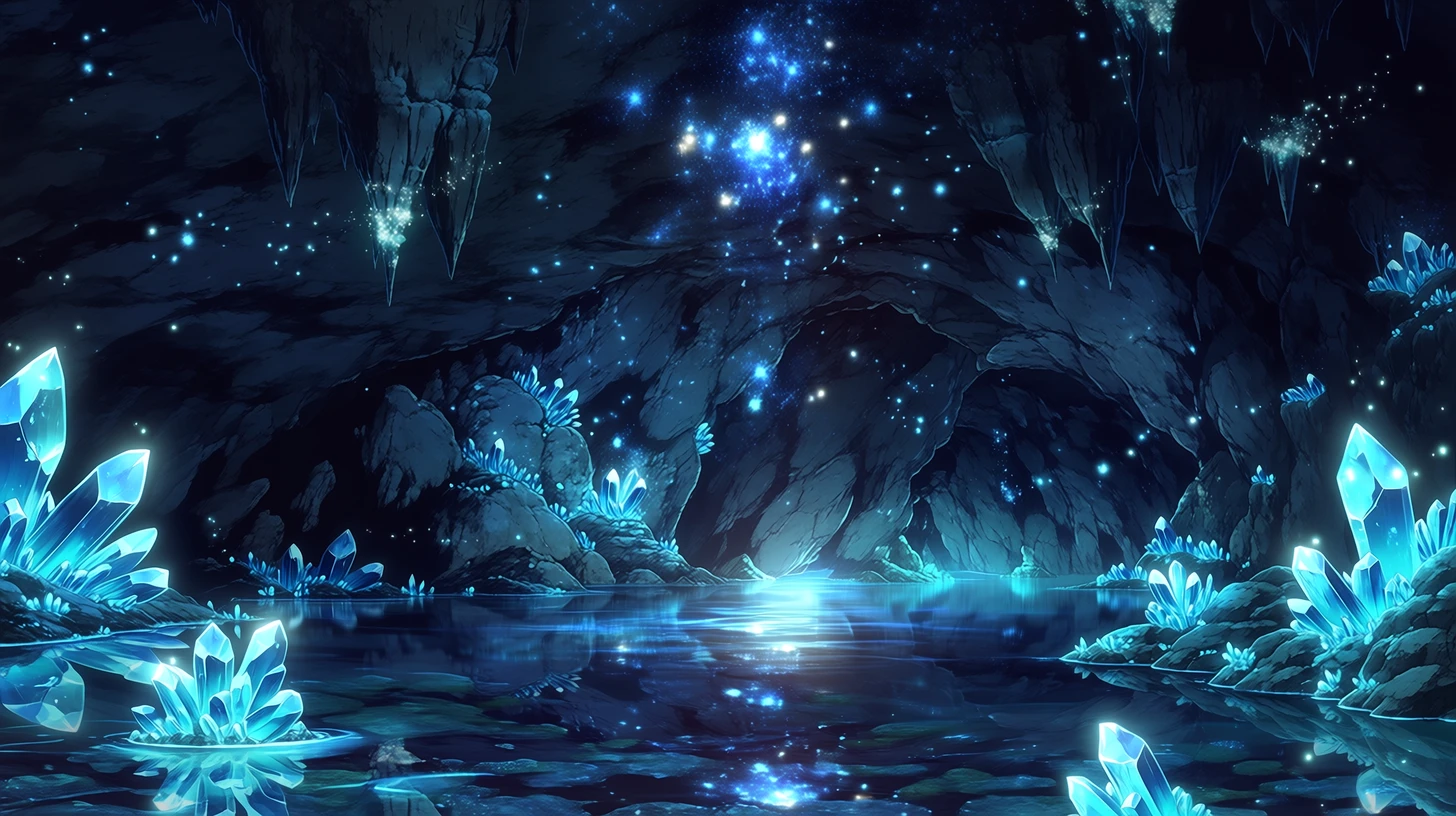 鍾乳洞・地下湖