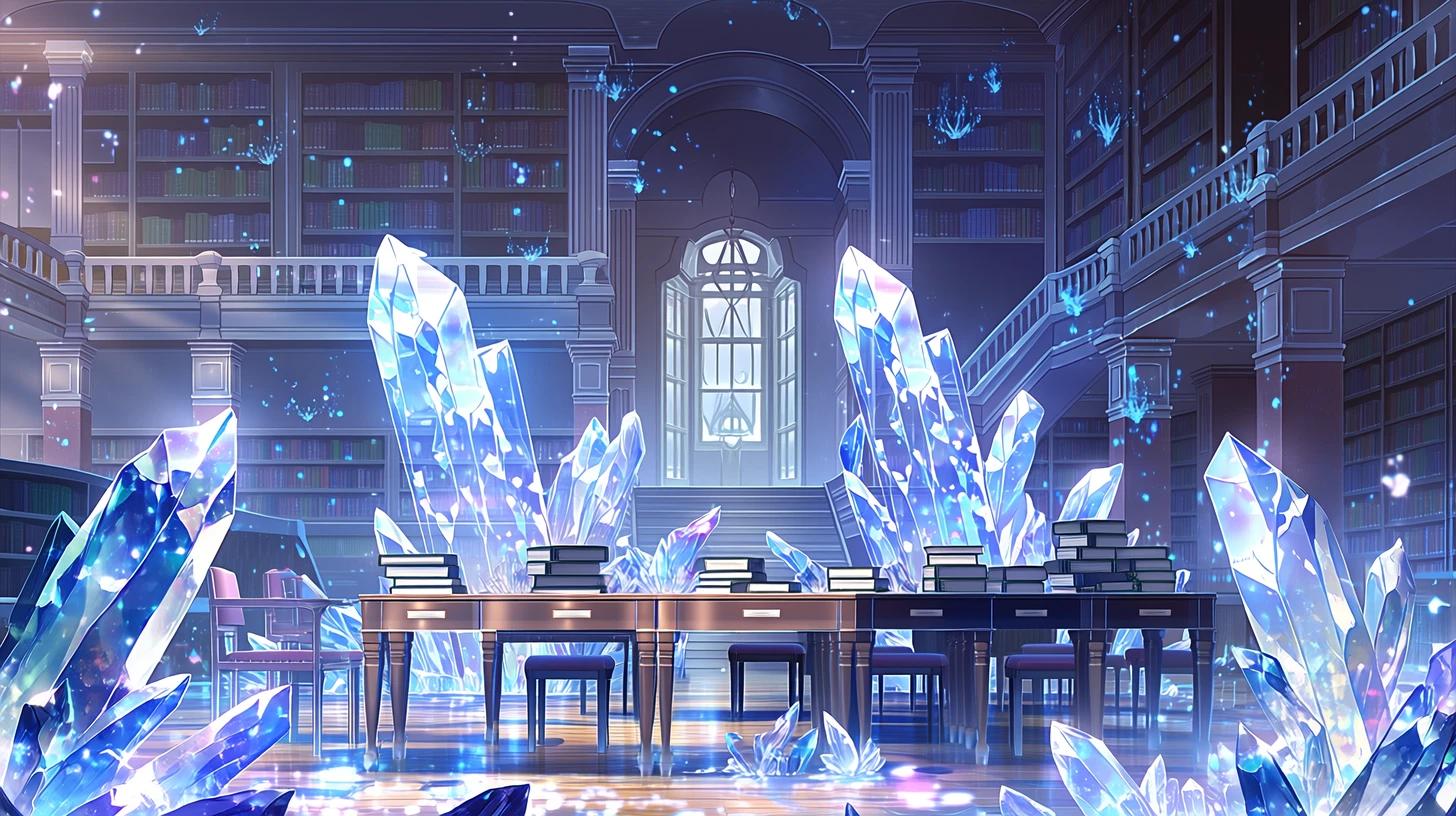 学園の図書館