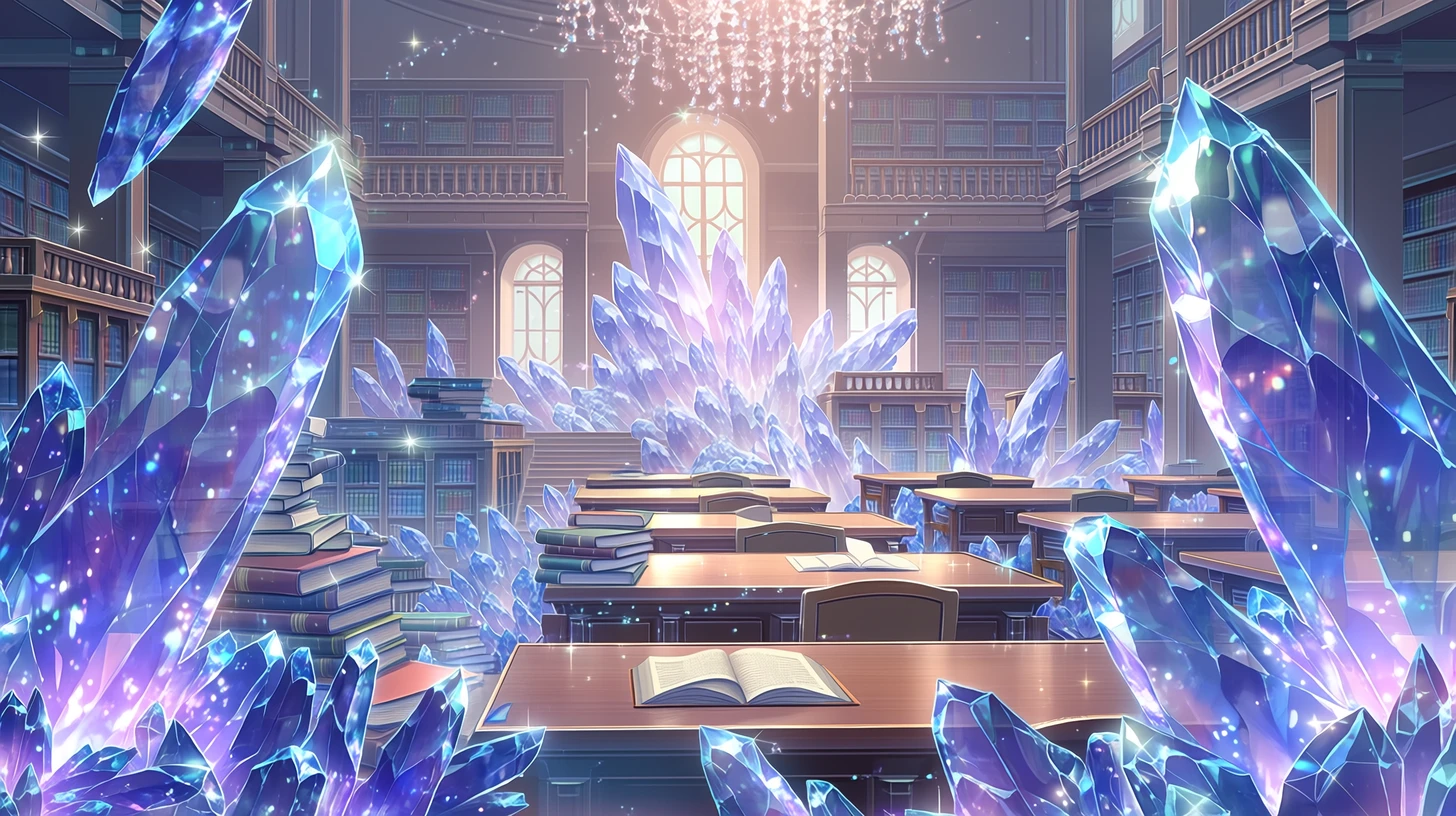 学園の図書館