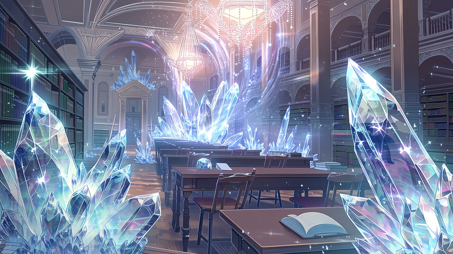学園の図書館